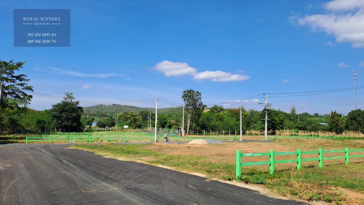 ที่ดินแบ่งแปลงสวย ติดถนนเส้นปากช่อง หนองสาหร่าย วังน้ำเขียว Majestic Hills เขาใหญ่