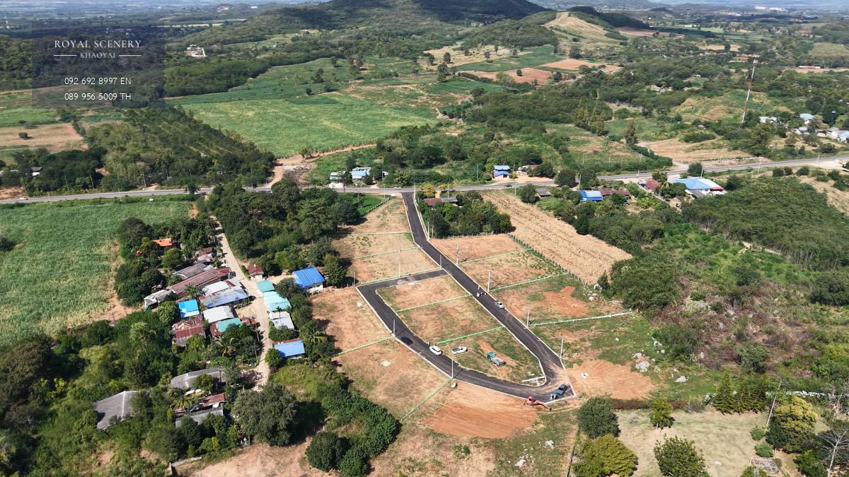 ที่ดินแบ่งแปลงสวย ติดถนนเส้นปากช่อง หนองสาหร่าย วังน้ำเขียว Majestic Hills เขาใหญ่